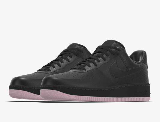 TTF BLK BubbleGum Nike AF1