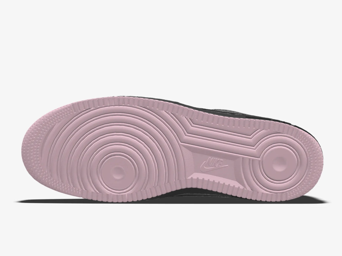 TTF BLK BubbleGum Nike AF1