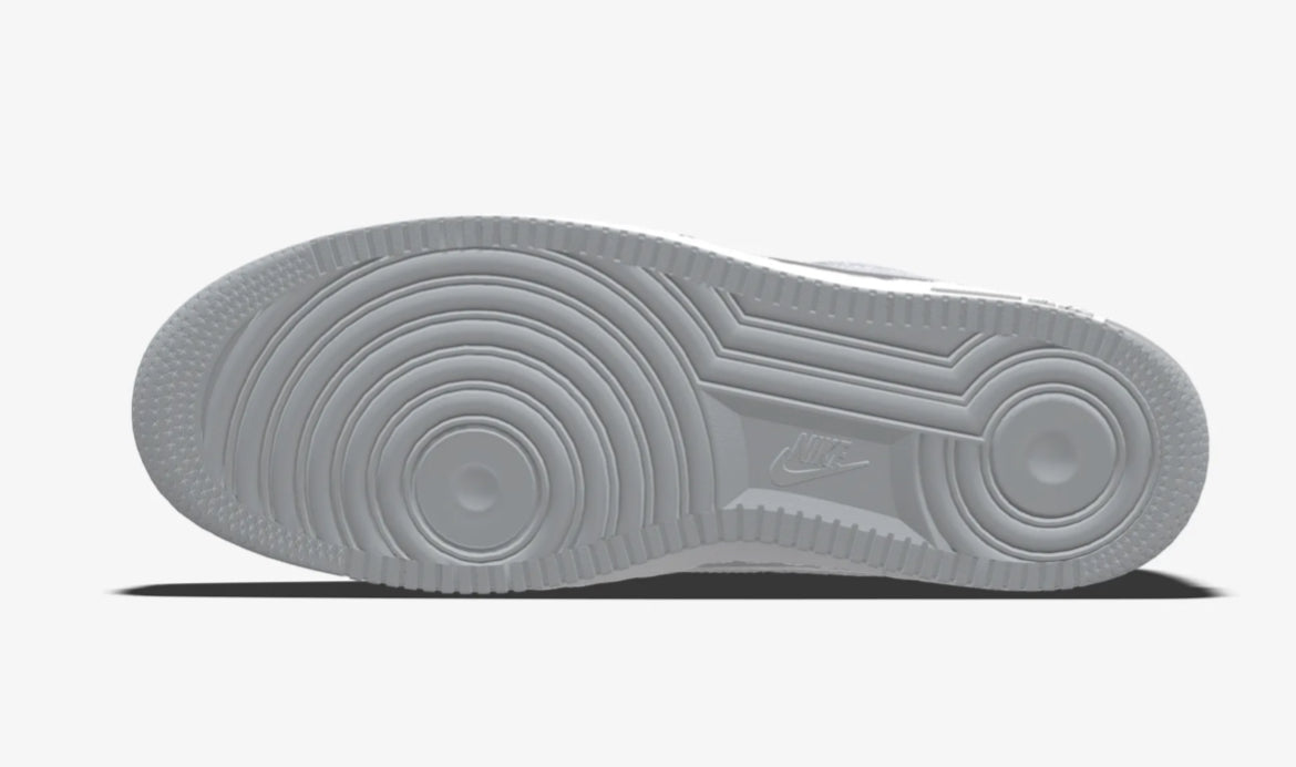 Fog Grey TTF Nike AF1