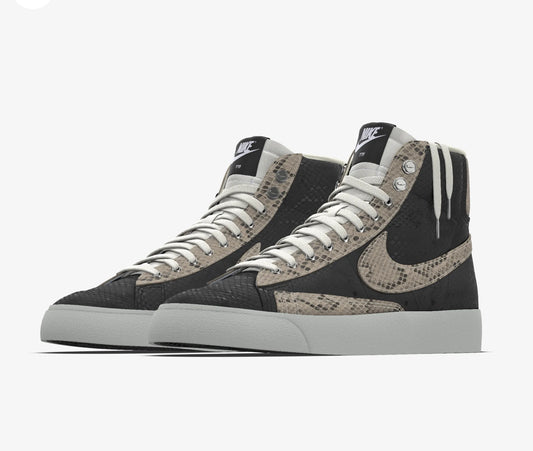 TTF Black Snake Nike Dunks