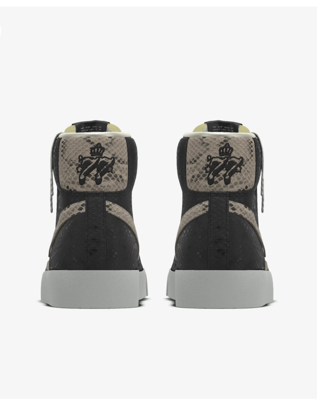 TTF Black Snake Nike Dunks