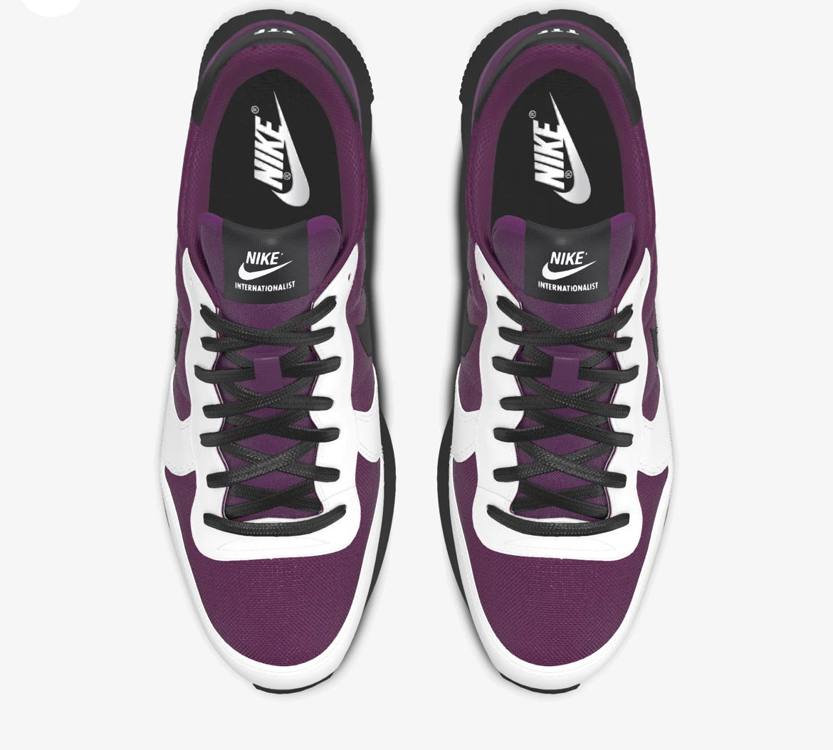 Custom TTF Burgundy Nike Internationalist